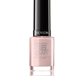 Revlon ColorStay Gel Envy Longwear Nail Polish, with Built-in Base Coat & Glossy Shine Finish, in Pink, 100 Cardshark, 0.4 oz