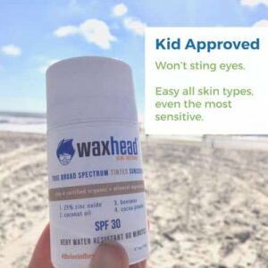 Waxhead Tinted Zinc Stick - Truly Reef Safe Sunscreen, Mineral Sunscreen Face Sunscreen Stick Zinc Oxide Sunscreen, Tinted Zinc Sunscreen Stick Face, - Image 6