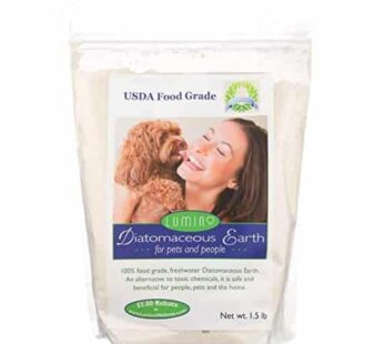 Lumino Pet and People Food Grade Diatomaceous Earth, 1.5lb