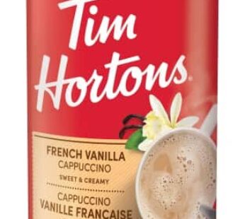 Tim Horton’s Instant Cappuccino, French Vanilla, 16 Ounce