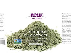 NOW Solutions, European Clay Powder, Pure Powder for a Detox Facial Cleansing Mask, 6-Ounce - Image 2