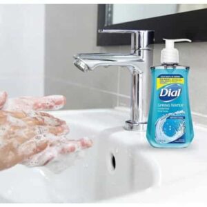 Dial Complete Antibacterial Liquid Hand Soap, Spring Water, Blue, 7.5 fl oz (Pack of 1) - Image 5