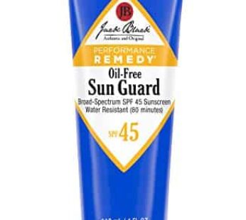 Jack Black , Oil-Free Sun Guard SPF 45 Sunscreen, 4 Fl Oz