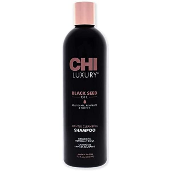 CHI Luxury Black Seed Gentle Cleansing Shampoo, 12 Fl Oz