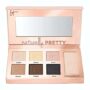 IT Cosmetics Naturally Pretty Essentials - Luxe Eyeshadow Palette - Travel Size - 6 Matte Shades & 1 Transforming Satin Shade - With Anti-Aging Hydrol