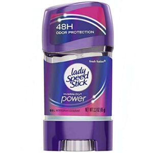 Lady Speed Stick 48HR Antiperspirant Deodorant Gel Fresh Fusion 2.30 oz (Pack of 2) - Image 7