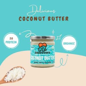 Dastony Organic Raw Coconut Butter, 8 oz | Only One Ingredient | Vegan, Paleo and Keto Friendly, Non GMO, Gluten-free - Pack of 1 - Image 3