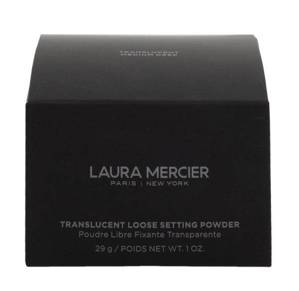 Laura Mercier Women's Translucent Loose Setting Powder, Medium Deep, Tan, 1.0 Ounce - Image 3