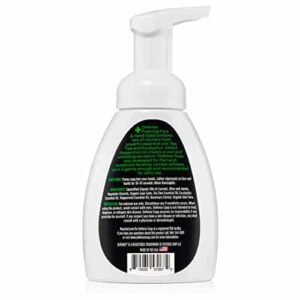 Defense Liquid Foaming Face & Hand Soap, Peppermint 7.5 Fl Oz with Tea Tree, Eucalyptus, Jojoba, Aloe Vera, Olive & Coconut Oils - Image 9