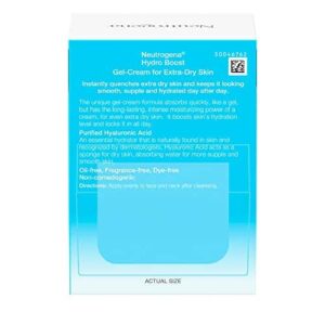 Neutrogena Hydro Boost Gel-Cream, Extra Dry Skin 1.7 oz (Pack of 3) - Image 5