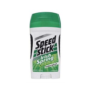 Speed Stick Original Antiperspirant & Deodorant, Irish Spring 2.70 oz (Pack of 9) - Image 1