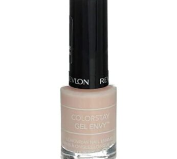 Revlon ColorStay Gel Envy Longwear Nail Polish, with Built-in Base Coat & Glossy Shine Finish, in Red/Coral, 620 Roulette Rush, 0.4 oz