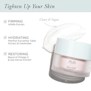 Firming Facial Cream, Get a Lift by PUR Beauty - Triple-Action Lightweight Moisturizer for Face & Neck Tightens Sagging Skin & Restores Firmness for F - Image 4