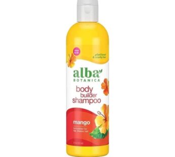 Alba Botanica Body Builder Shampoo, Mango, 12 Oz
