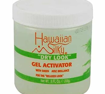 Hawaiian Silky dry look gel activator 8 fluid ounce, Green, 8 Fl Ounce