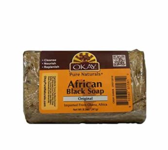 OKAY AFRICAN BLACK ORIGINAL SOAP 8.5oz / 241gr