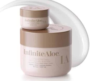 InfiniteAloe Moisturizer Face Cream Aloe Vera, for Face, Body and Hand, Complete Skin Care for all skin types, Everyday Hero Original Scent – Large Ja