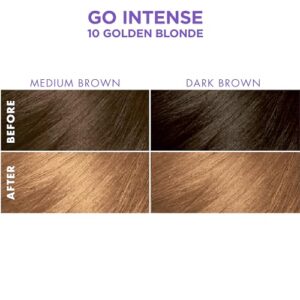 SoftSheen-Carson Dark and Lovely Ultra Vibrant Permanent Hair Color Go Intense Hair Dye for Dark Hair with Olive Oil for Shine and Softness, Golden Bl - Image 2