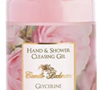 Camille Beckman Hand and Shower Cleansing Gel, Glycerine Rosewater, 13 Ounce