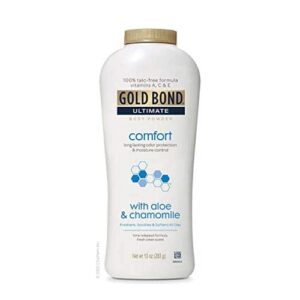 Gold Bond Ultimate Comfort Body Powder 10 oz. (Pack of 3), Talc-Free Formula with Aloe & Chamomile - Image 1