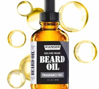 Leven Rose Beard Oil for Men and Beard Softener 100% Pure Natural for Bearded Men, Mustaches, and Moisturized Skin 1 oz by Ranger Grooming Co