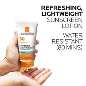 La Roche-Posay Anthelios Cooling Water Sunscreen Lotion | Water Based Sunscreen for Face & Body | Broad Spectrum SPF + Antioxidants | Fast Absorbing W - Image 3