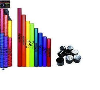 Boomwhackers? C Major Diatonic Scale Set with Octavator Caps 8-Pack