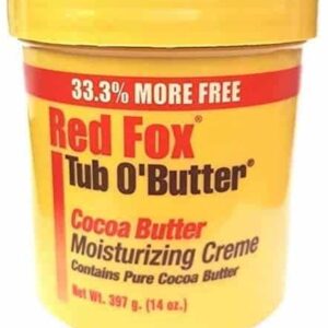 Red Fox Tub O' Butter Cocoa, Moisturizing Creme 12 oz - Image 2