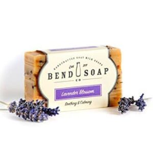 Goat Milk Soap ? Natural Skin Care with Coconut & Olive Oil ? Body & Hand Soap for Sensitive Skin & Eczema by Bend Soap Co., 4.5 oz, Lavender Blossom - Image 4