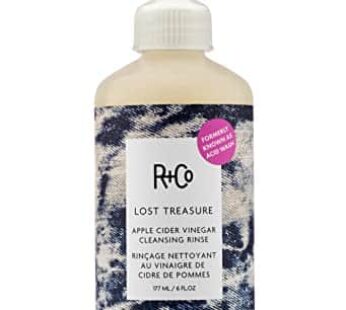 R+Co Lost Treasure Apple Cider Vinegar Cleansing Rinse | Dramatic Shine + Softens Hair + Preserves Color | Vegan + Cruelty-Free | 6 Oz