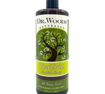 Dr. Woods Pure Cleansing Tea Tree Liquid Castile Soap, 32 Ounce