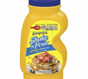 Bisquick Shake’N Pour Buttermilk Pancake Mix, 5.1- ounce Containers (Pack of 6)