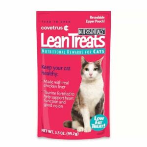 Covetrus Nutrisential Lean Treats for Cats - Soft Cat Treats for Small, Medium, Large Cats - Nutritional Low Fat Bite Size Feline Treats - Chicken Fla - Image 1