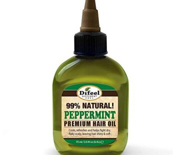 Difeel Premium Natural Hair Oil – Peppermint Oil 2.5 ounce