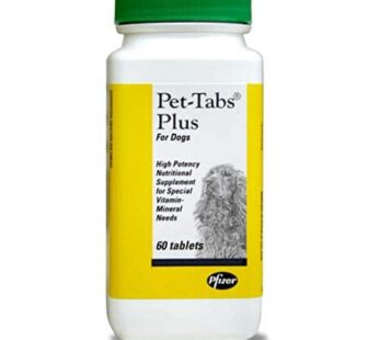 Pet Tabs Plus Advanced Formula Vitamin Supplement, 60 Count