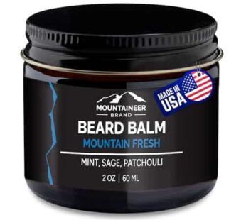 Mountaineer Brand Beard Balm for Men | All Natural Leave-In Conditioner to Moisturize Dry Itchy Skin | Beard Butter Hydrates, Softens and Tames Flyawa