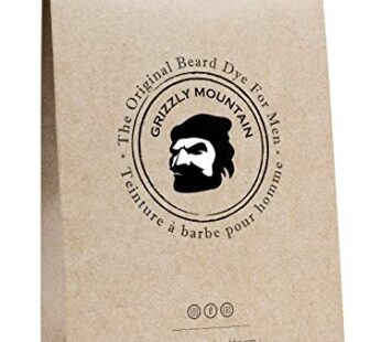 Grizzly Mountain Beard Dye – Organic & Natural Black Beard Dye