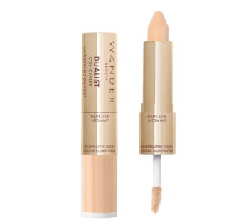 Wander Beauty Dualist Matte and Illuminating Concealer Makeup – Fair – Dual-Ended Matte Concealer Stick + Liquid Concealer – Full Coverage Concealer B