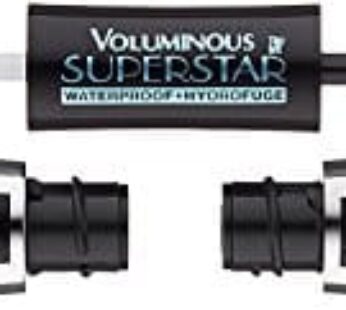 L’Oreal Paris Cosmetics Voluminous Superstar Mascara, Waterproof, Black, 0.41 Fl. Oz, 1 Count
