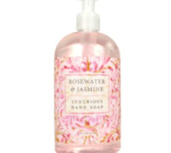 Greenwich Bay Trading Company Luxurious Hand Soap, Rosewater & Jasmine. 16 Fl Oz (R2Y015)
