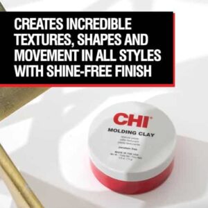 CHI Molding Clay Texture Hair Paste, Styling Product For Volume, Texture & Body, Paraben & Gluten-Free, 2.6 Oz - Image 3