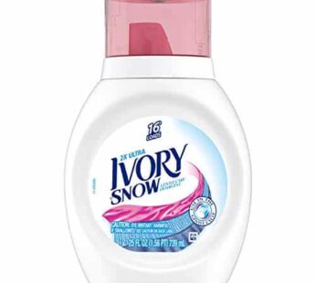 Ivory Snow Liquid Laundry Detergent, 25 ounces, 16 loads