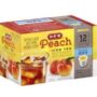 H.E.B Iced Tea Single Serve Cups 12 cts. Peach (Pack of 2)