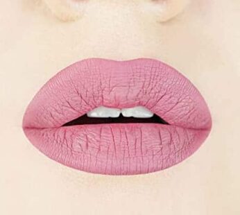 Aromi Pink Nude Matte Liquid Lipstick, Blush Beige Lip Color, Long-lasting Lipstick, Vegan, Cruelty-free, All Day Wear, Handmade (Toasted Almond)