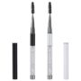 2 Pieces Eyelash Brush with Cap, Mascara Spoolies Reusable Brow Brushes Lash Wands Applicator Spooly for Lashes