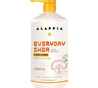 Alaffia EveryDay Shea Conditioner, Moisturizes, Restores and Protects. Made with Fair Trade Shea Butter, Cruelty Free, No Parabens, Vegan, Unscented 3