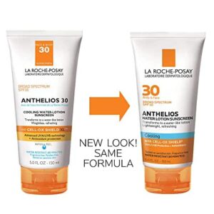 La Roche-Posay Anthelios Cooling Water Sunscreen Lotion | Water Based Sunscreen for Face & Body | Broad Spectrum SPF + Antioxidants | Fast Absorbing W - Image 2