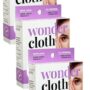 Wonder Cloth (Pack of 3) - All Natural Make-Up Remover Cloth, Removes Makeup Instantly with Just Water, Cleanses and Exfoliates, Machine Washable