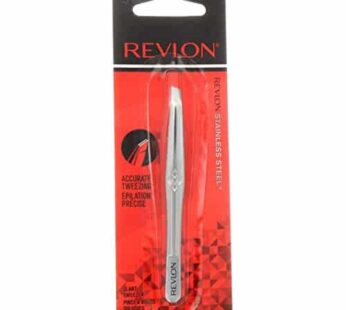 Revlon Stainless Steel Accurate Tweezing 1 ea (Pack of 2)