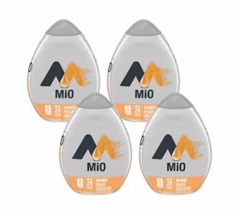 MIO Mango Peach, 1.62 Ounce (Pack of 4)